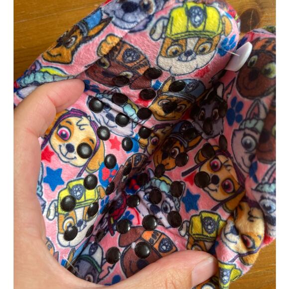 Nickelodeon Paw Patrol Pink Fuzzy Baba slipper Socks NEW Size 3T 4T - Picture 5 of 8